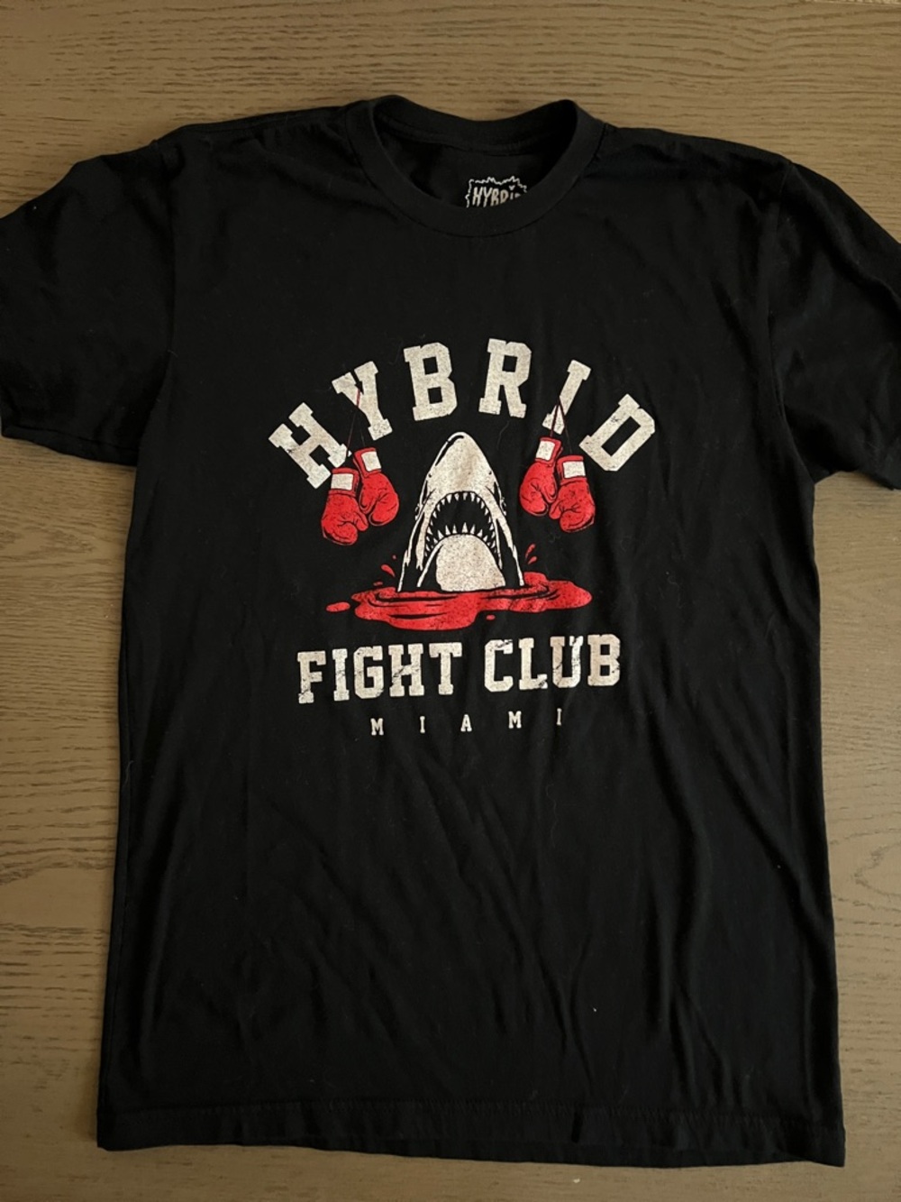 HYBRID Black Graphic Tee